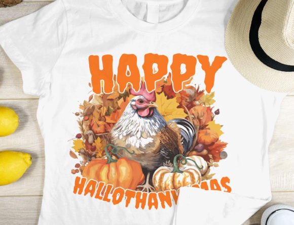 Chicken Halloween Png, Happy ThanksMas