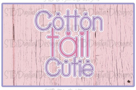 Cotton Tail Cutie SVG PNG