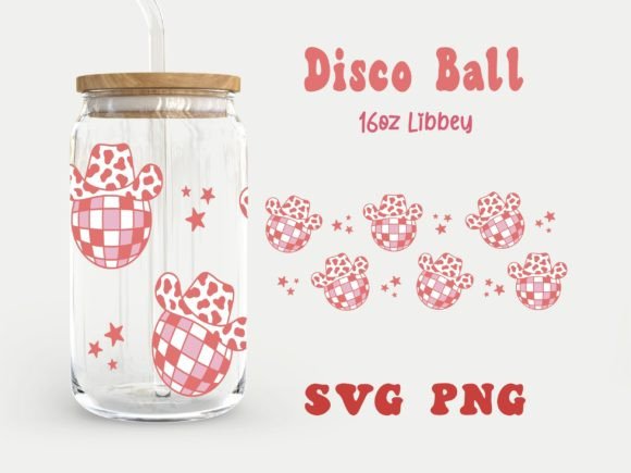 Disco Ball Svg Libbey Beer Can Glass Cup