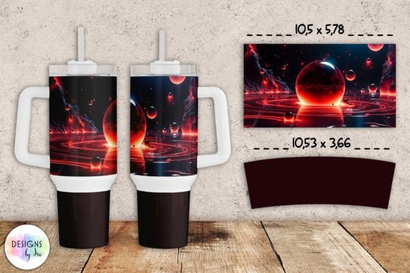 Magical Open Space Tumbler Wrap 40 Oz