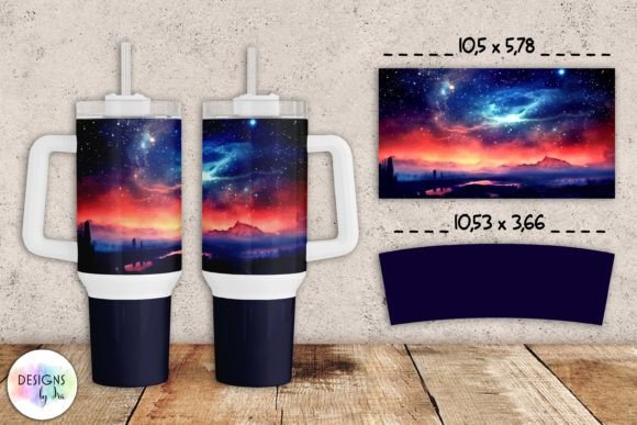 Magical Sky Tumbler Sublimation