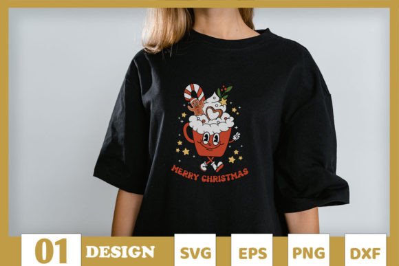 Merry Christmas Retro Cocoa Cup
