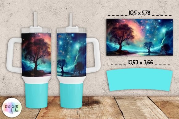 Milky Way Sky Tumbler Wrap