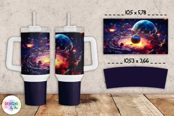 Open Space Tumbler Wrap Sublimation
