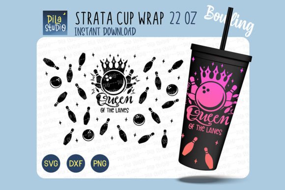 Queen of the Lanes Strata Wrap SVG PNG