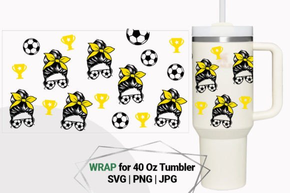 Socker Print Wrap for 40 Oz Tumbler
