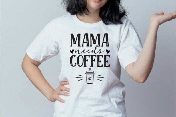 Typography Coffee Design SVG VECTOR PNG