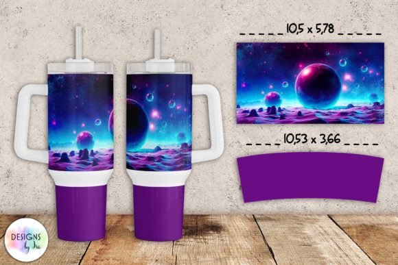 Universe Opens Space Tumbler Wrap 40 Oz