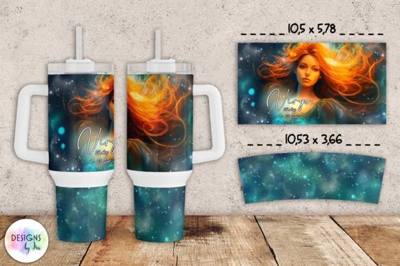 Virgo Zodiac Sign Tumbler Wrap 40 Oz